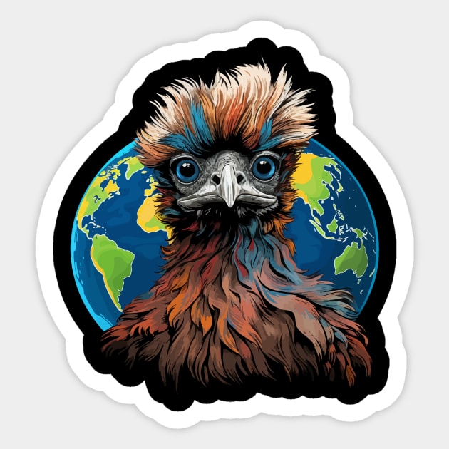 Silkie Earth Day Sticker by JH Mart